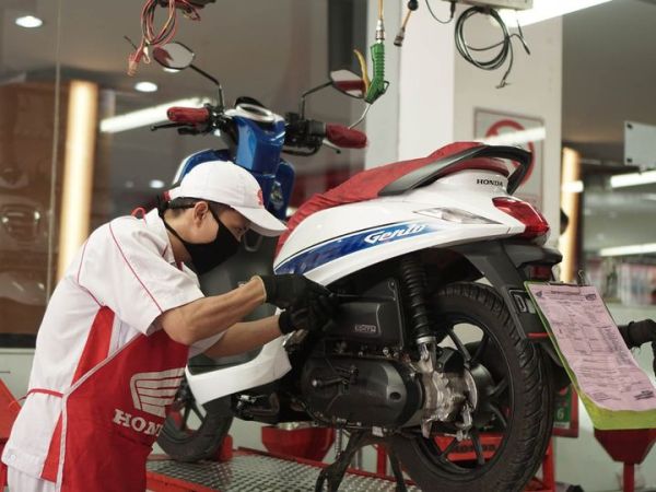 Ilustrasi Bale Santai Honda, AHASS Siaga dan AHASS Jaga