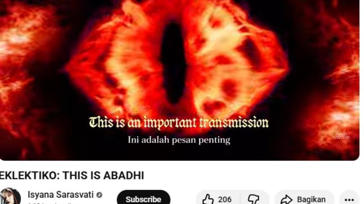 Isyana Sarasvati diduga terlibat dengan sekte satanik setelah muncul visual mata satu dalam video musik lagu terbarunya.