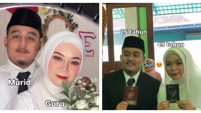 BERITA VIRAL - Tangkap layar akun Instagram @mamipapi.daily pada Jumat (6/2/2026), memperlihatkan unggahan seorang pria yang menikahi permepuan di Sragen, Jawa Tengah, beda 23 tahun. Kisah cinta pria di Sragen nikahi mantan guru sewaktu SMK, terpaut usia 23 tahun.