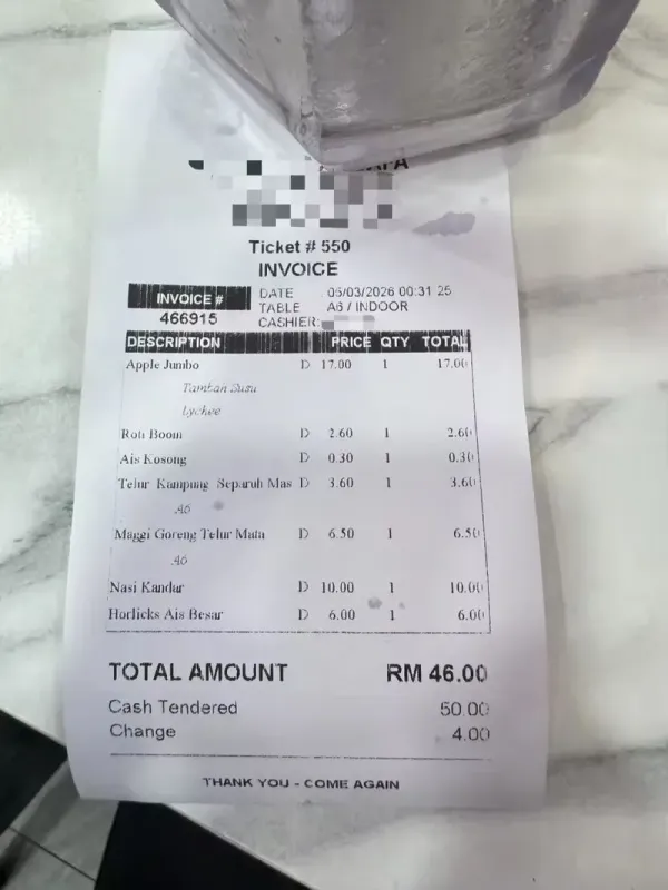 Nggak Wajar! Harga Susu Apel Leci di Warung Sampai Rp 73 Ribu