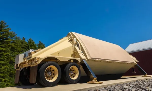 Radar AN/TPY-2 bản nâng cấp trong bức ảnh đăng hồi tháng 5/2025. Ảnh: RTX