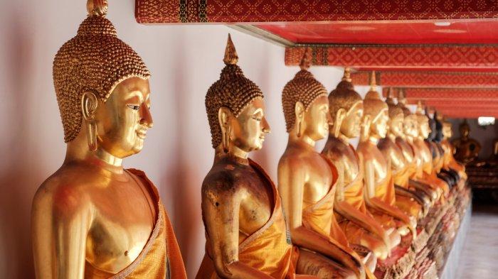 Wat Pho, salah satu tempat wisata populer di Bangkok, Thailand