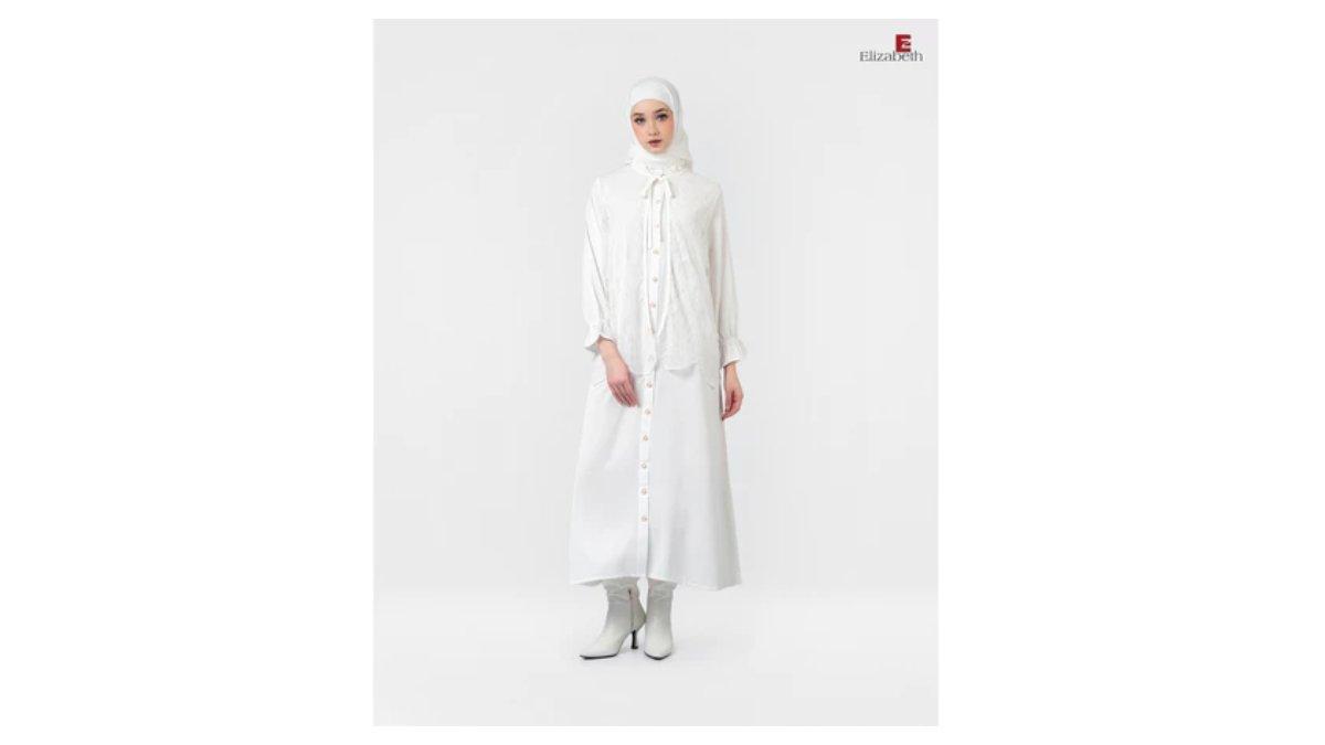 Ilustrasi rekomendasi Elizabeth Raya Edition - Gamis Brokat Radiance Heirloom