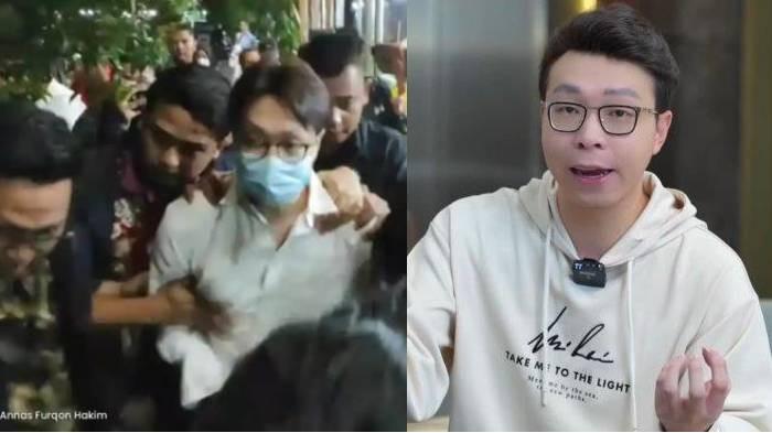 RICHARD LEE DITAHAN - (kiri) Tersangka kasus dugaan pelanggaran perlindungan konsumen, Dokter Richard Lee, resmi ditahan di Rutan Polda Metro Jaya, Jakarta Selatan, Jumat (6/3/2026) malam.