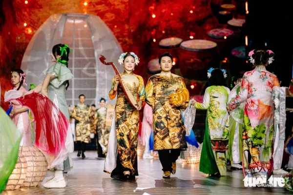 Đội ‘Vàng son tên Bác’ đoạt giải nhất Duyên dáng áo dài TP.HCM 2026 - Ảnh 8.