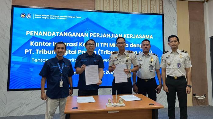 Kunjungan Kerja ke Imigrasi Mimika