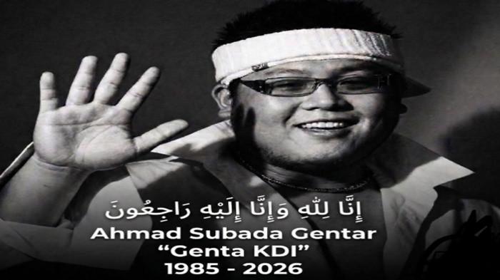 MENINGGAL - Genta KDI yang dikabarkan meninggal dunia pada Sabtu (7/3/2026).