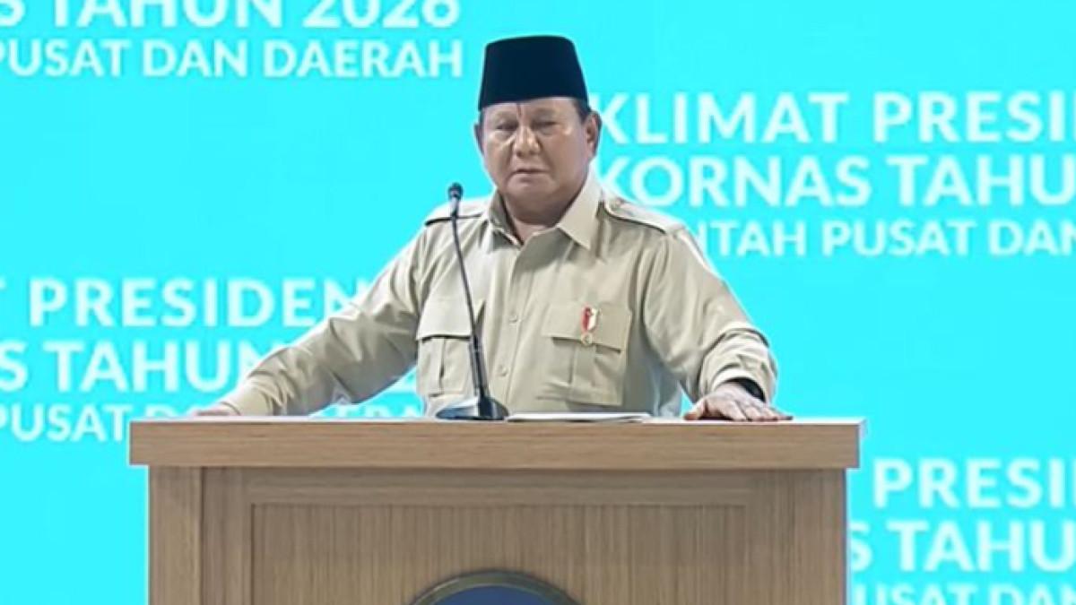 PIDATO PRESIDEN PRABOWO - Presiden Prabowo Subianto 