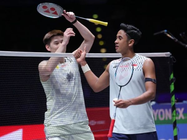 Tunggal putra Indonesia, Alwi Farhan, setelah menghadapi Kunlavut Vitidsarn (Thailand) pada babak perempat final All England Open 2026, Jumat (6/3/2026)
