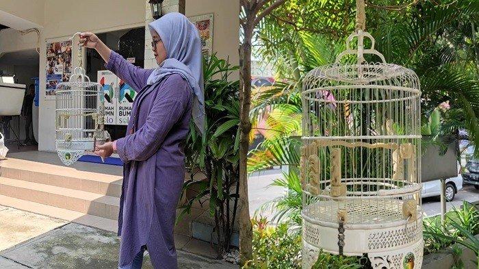 Kolase produk UMKM sangkar burung Eank Solo