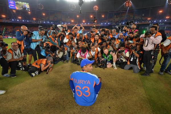 Leading the pack: Though Suryakumar Yadav was off his usual best with the bat, he aced his role as the leader of the side.