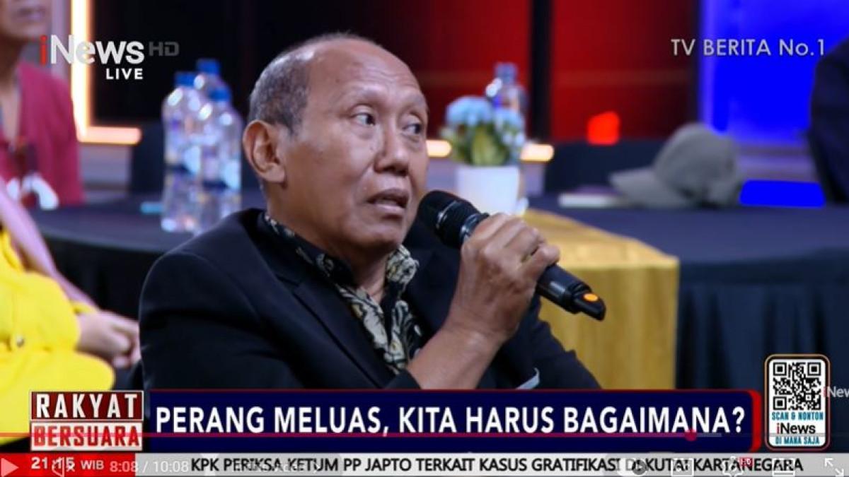 Ikrar Nusa Bakti dimaki-maki Abu Janda saat live debat.