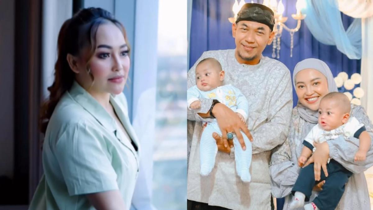 PESAN MPOK ALPA - Potret Mpok Alpa bersama suami dan anak kembarnya diambil dari Instagram pada Jumat (15/8/2025). Sebelum meninggal, Mpok Alpa sempat beri pesan untuk anak kembarnya.