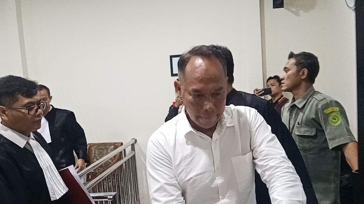 KASUS DOSEN UNTAG - AKBP Basuki saat mengikuti sidang di Pengadilan Negeri Semarang, Jawa Tengah, Rabu (11/3/2026).