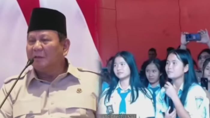 SISWI BICARA MBG KE PRABOWO - Usai Teriak-teriak ke Prabowo, Siswi Ini Tiba-tiba Mengeluh Soal MBG: Belum Sampai di Sekolah Kami