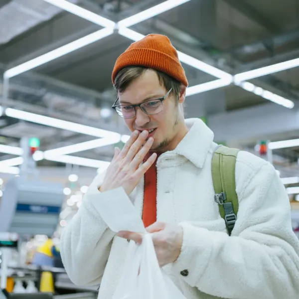 New Yorker worried about his wage keeping up with inflation at the store