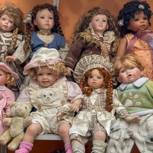 creepy doll collection strange hobbies