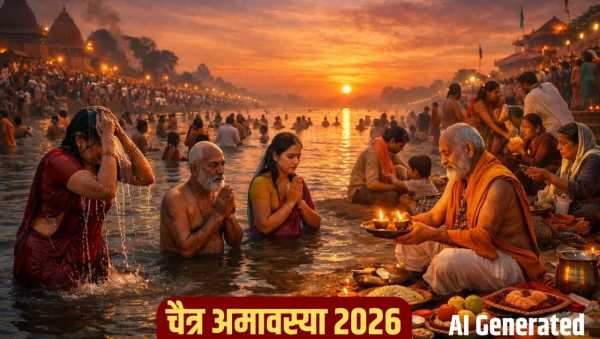 Chaitra Amavasya 2026: Chaitra Amavasya is being celebrated today, know what is the auspicious time for bathing and donating?