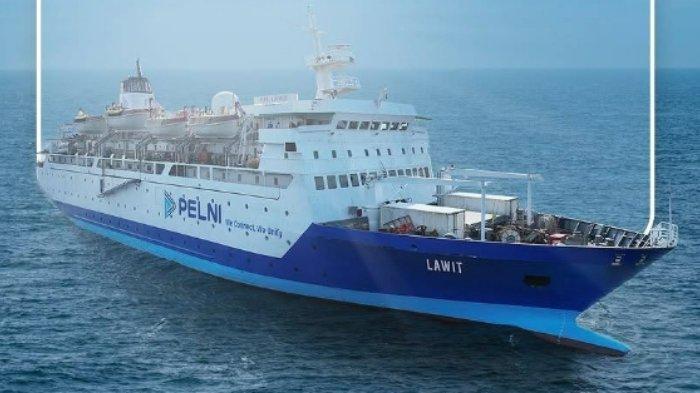 KAPAL PELNI - Foto Tangkapan layar akun Facebook @Pelni162 Rabu (22/1/2025) memperlihatkan Kapal Lawit.