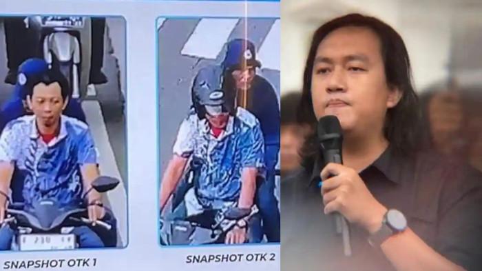 BANTAH - (kiri) Wajah pelaku penyiraman air keras terhadap Wakil Koordinator KontraS, Andrie Yunus, yang terekam kamera CCTV Dishub DKI Jakarta hingga CCTV ETLE sebelum melakukan aksinya pada Kamis (12/3/2026) sore sekira pukul 16.30 WIB.(kanan) Aktivis Komisi Orang Hilang dan Korban Tindak Kekerasan (KontraS), Andrie Yunus