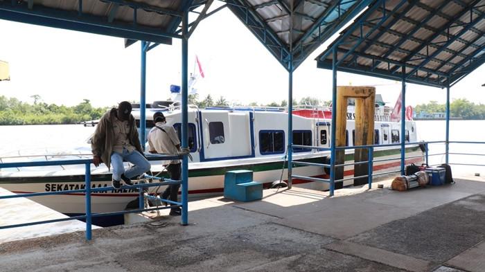 JADWAL SPEEDBOAT– Tampak speedboat rute Tanjung Selor-Tarakan, saat berada di Pelabuhan Kayan II Tanjung Selor beberapa waktu lalu. Kini H-1 lebaran Idul Fitri 2026, TribunKaltara.com sajikan update jadwal speedboat reguler Tanjung Selor ke Tarakan hari ini. (TribunKaltara.com / Desi Kartika Ayu Nuryana)