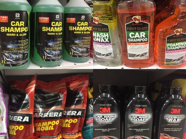 Macam-macam shampoo mobil