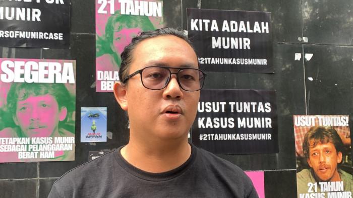 Dalam foto: Wakil Koordinator Bidang Eksternal KontraS Andrie Yunus saat ditemui di Gedung YLBHI, Jakarta Pusat, Senin (8/9/2025).