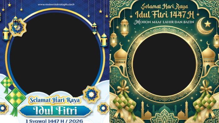 IDUL FITRI - Kumpulan Twibbon Hari Raya Idul Fitri 2026 dengan desain menarik dan gratis untuk diunduh (download).