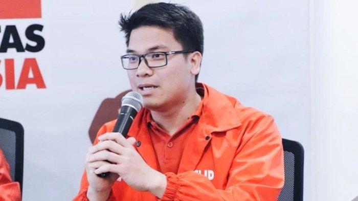 Michael Victor Sianipar di kantor DPP PSI, Jalan KH Wahid Hasyim, Jakarta Pusat, Kamis (8/8/2019)