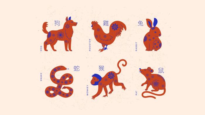 ILUSTRASI RAMALAN SHIO - Ilustrasi enam lambang shio yang diunduh di Freepik, Senin (19/1/2026).