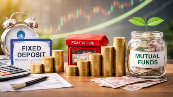 FD, Post Office or Mutual Fund… Where will you get the highest profit in 10 years on an investment of ₹ 1 lakh?