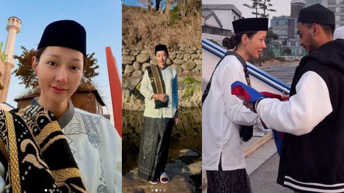 VIRAL LEBARAN 2026: Penampilan Lucinta Luna kembali ke kodratnya yakni menjadi laki-laki di hari lebaran 2026 jadi sorotan. Lucinta pakai peci dan sarung.