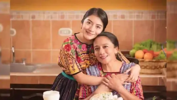 two moms holding each other