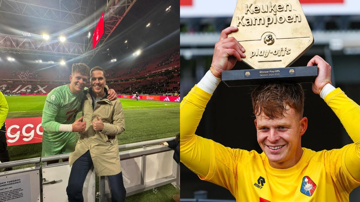 KIPER BIDIKAN PERSIB BANDUNG - Potret kiper bidikan Persib Bandung anak dari pelatih Timnas Belanda, Ronald Koeman, Ronald Koeman Jr.