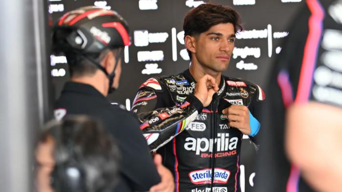 JORGE MARTIN - Pembalap asal Spanyol yang memperkuat Aprlia Racing, Jorge Martin dalam gelaran MotoGP Ceko 2025 di Sirkuit Brno sebelum sesi kualifikasi, pada 19 Juli 2025. (Foto: Laman MotoGP)