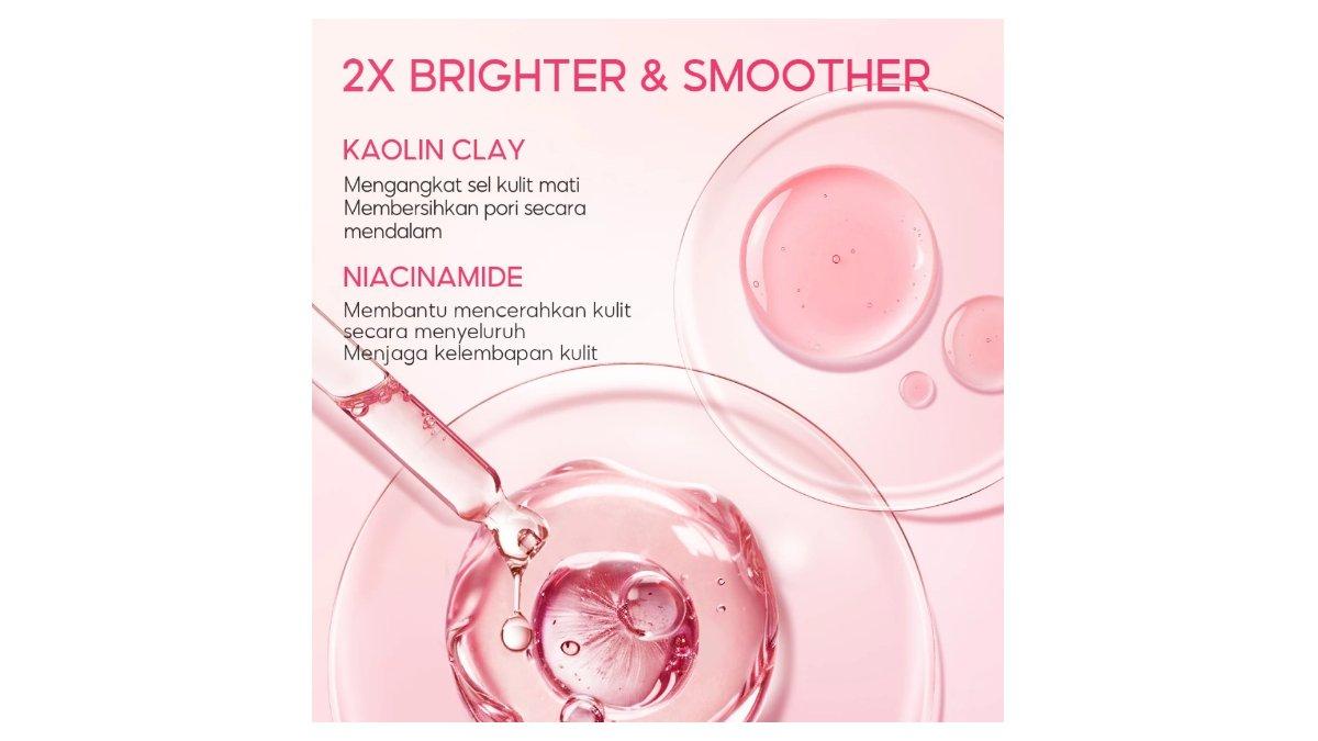 Ilustrasi kandungan utama Grace and Glow Rouge 540 Brightening Clay Body Scrub
