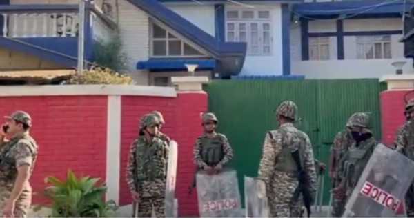 Uncontrollable mob rampage in Manipur, KZC president's house attacked, police had to take this action