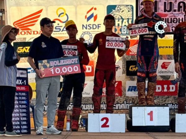 M. Zidane berhasil finish di posisi kedua