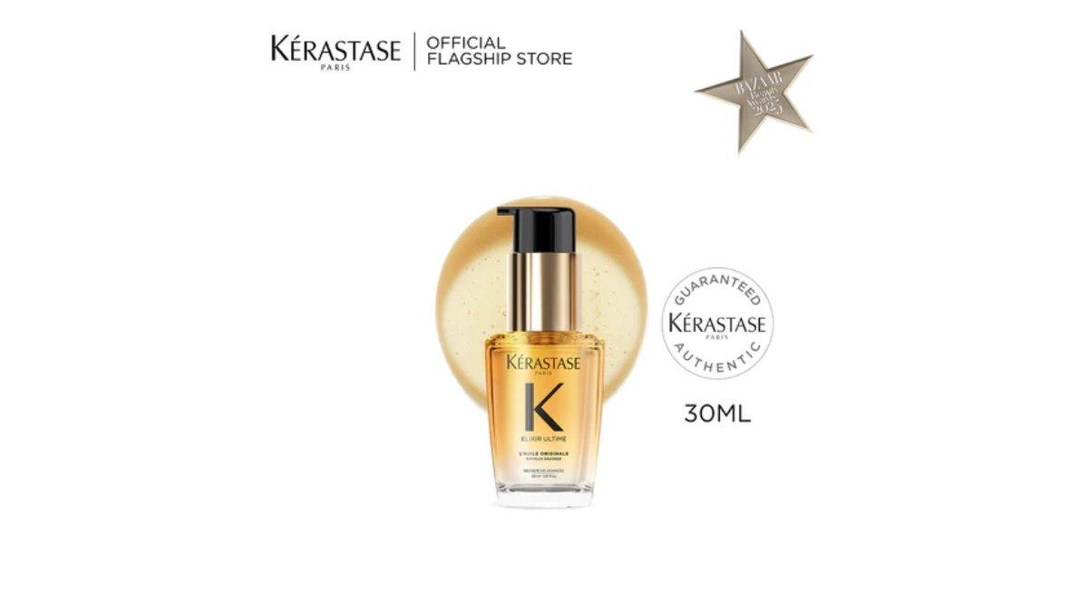 Ilustrasi packaging dari produk Kerastase Elixir Ultime Hair Oil 30ml