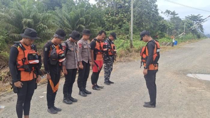 pencarian korban di perairan Sungai Sesayap, Desa Sebawang