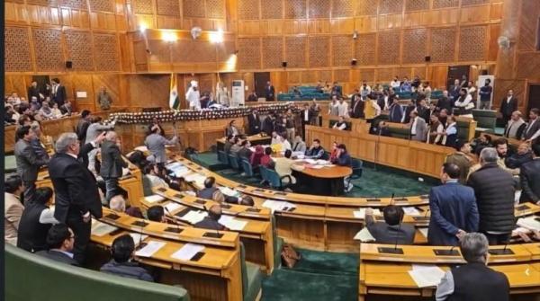 Uproar in J&K Assembly