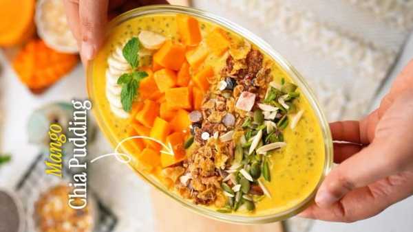 During mango season, definitely make Chia-Gum Katira Mango Pudding, health with taste.