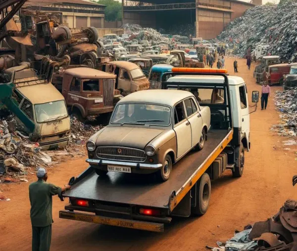 selling old car to scrapyard