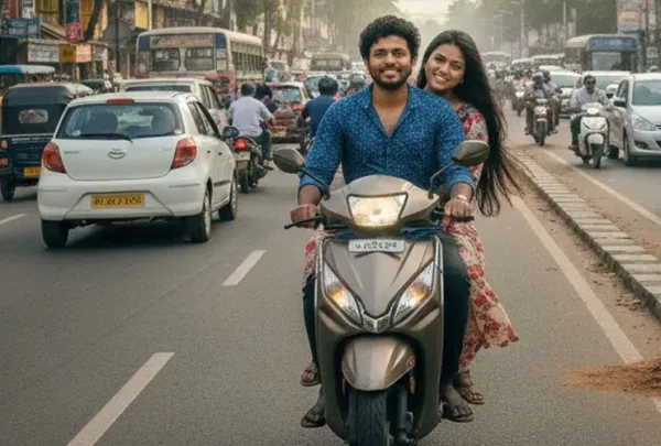 riding two wheeler without helmet in kerala