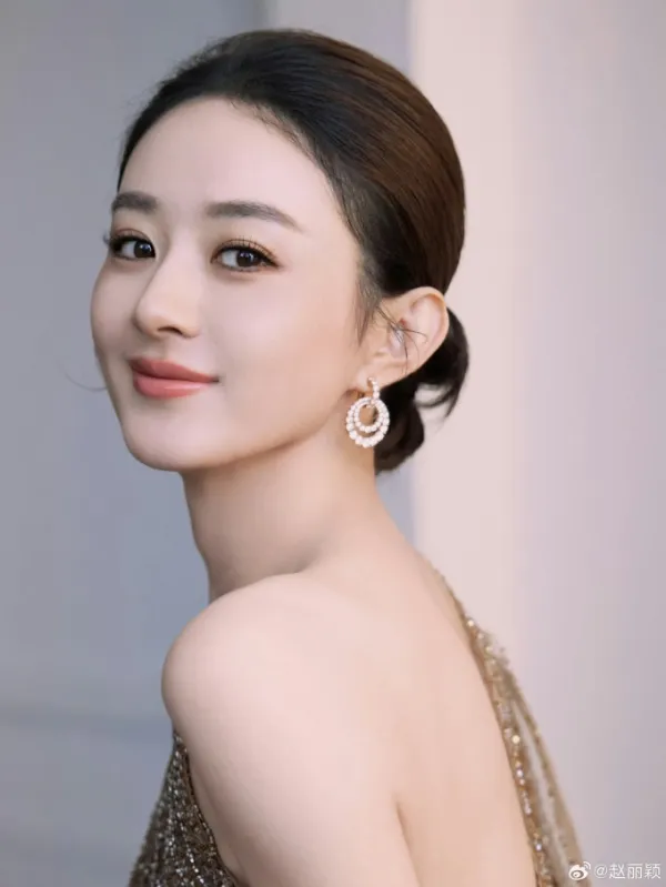 Chinese actress Zhao Liying. Photo from Zhaos Weibo