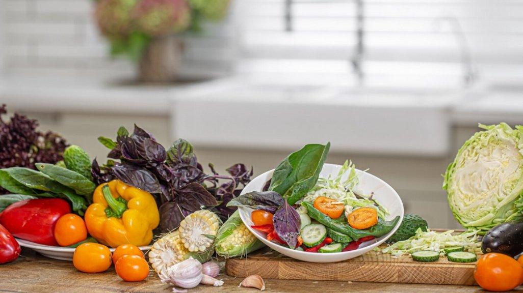 Ilustrasi bahan makanan di dapur