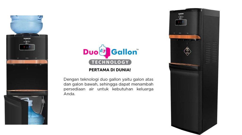 Sanken Dispenser Duo Galon Bawah Atas HWD-Z79IC Xatria Pro Series