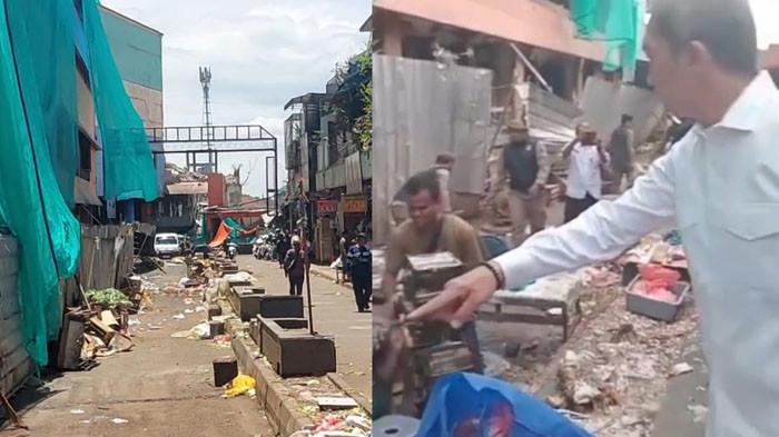 PKL DI BOGOR: Wali Kota Bogor Dedie Rachim dan Wakil Wali Kota Bogor Jenal Mutaqin emosi saat melakukan sidak penertiban para pedagang kaki lima (PKL) di jalanan sekitar gedung Pasar Bogor dan Plaza Bogor, Rabu (25/3/2026).