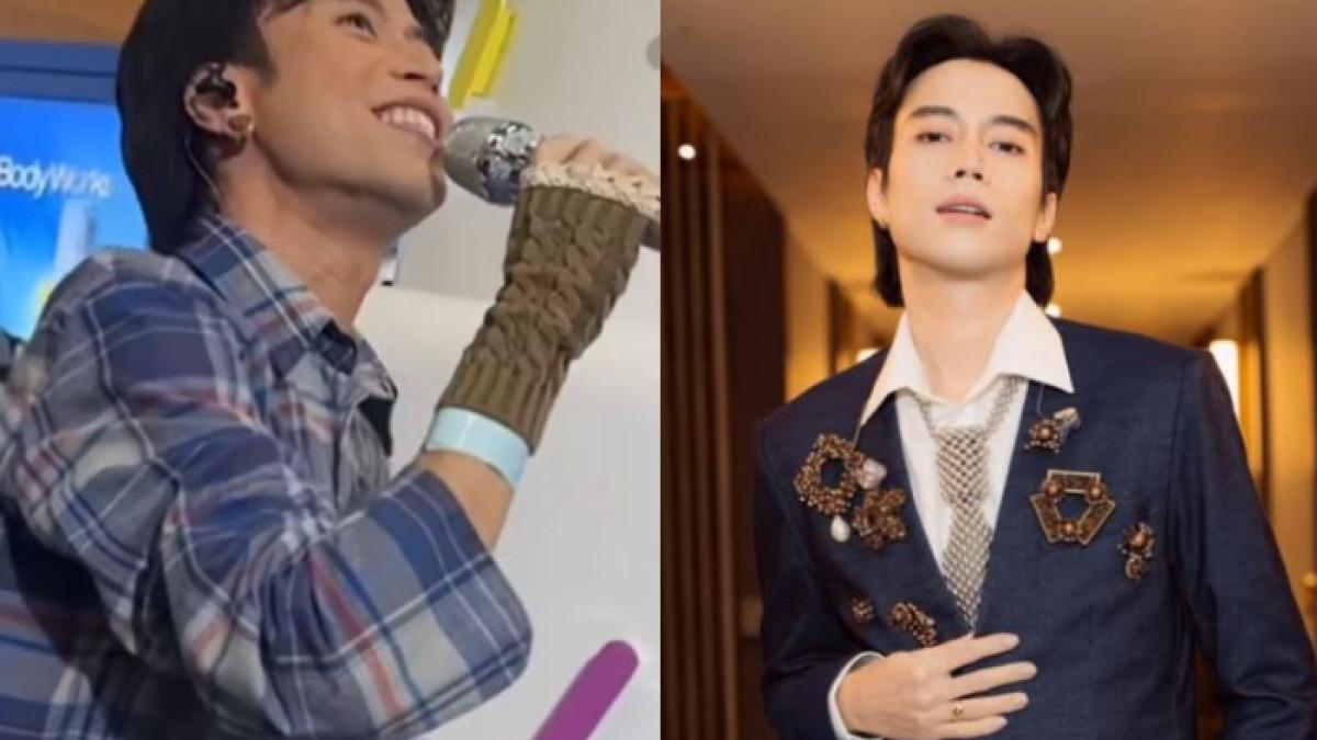 VIDI ALDIANO - Ayah Vidi Aldiano, Harry Kiss, ungkap perjuangan anak demi hibur penggemar,  tinggalkan RS, infus dan gelang pasien RS masih melingkar di jalanan.