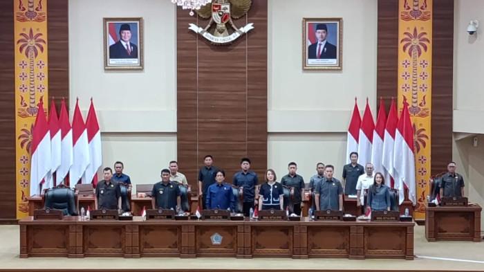 LKPJ - Rapat Paripurna DPRD Sulawesi Utara dalam rangka mendengarkan LKPJ Gubernur 2025, Rabu 25 Februari 2026.